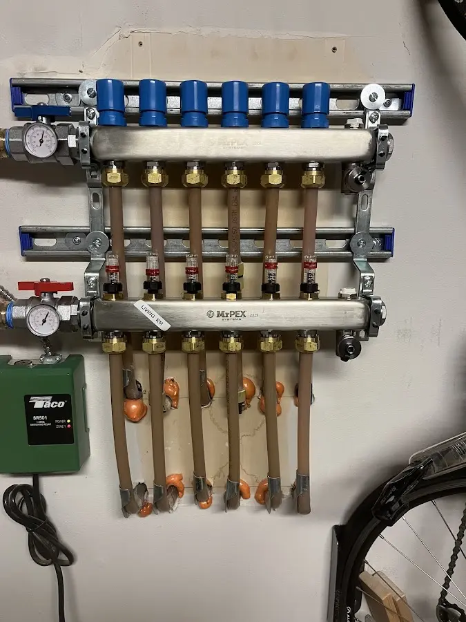 Plumber performing Leak Detection at a residential property in Hurley